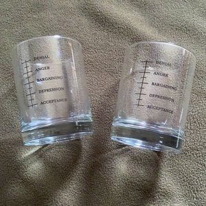 2/$25 Made in USA Good Grief Cocktail Glasses